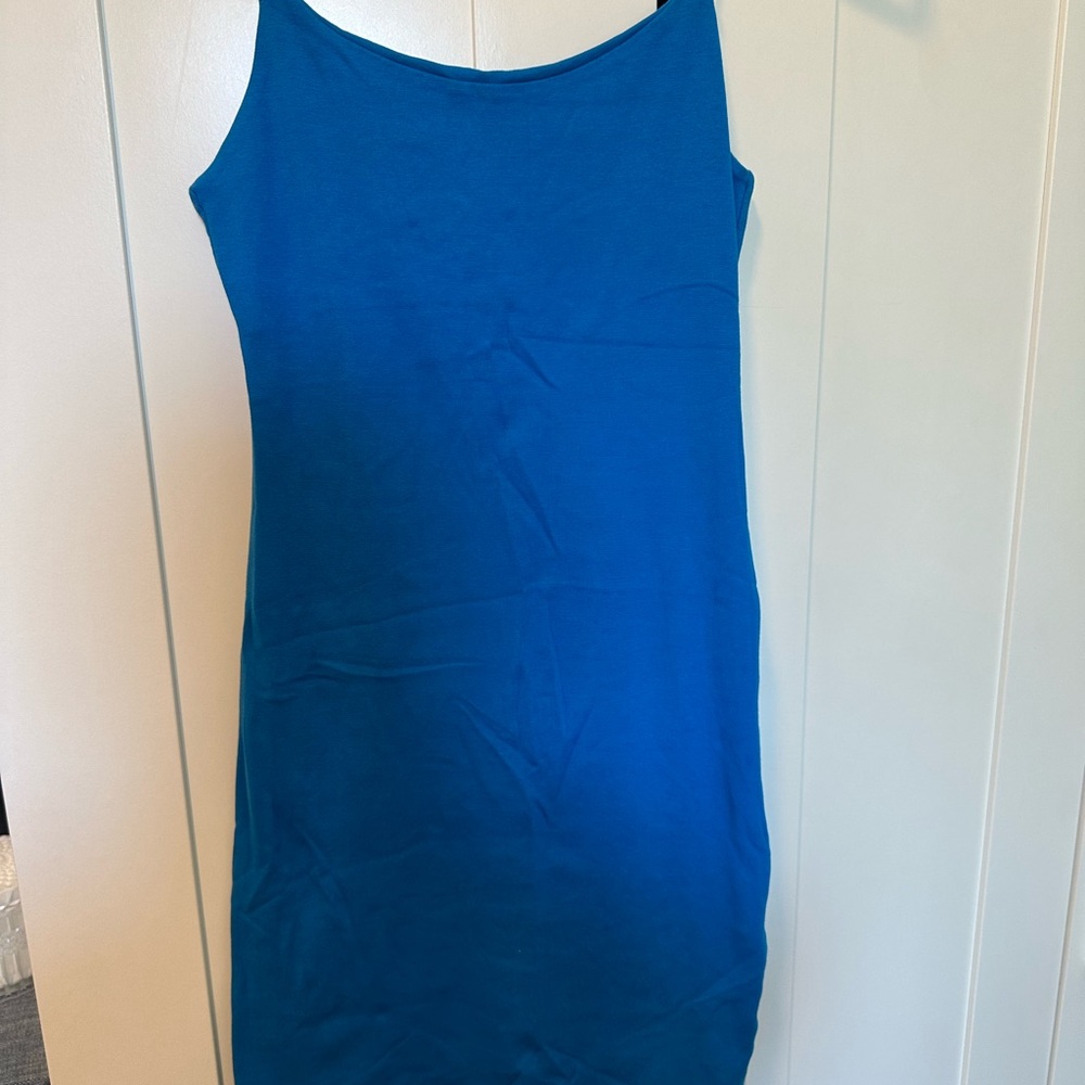 Blue Sleeveless Dress
